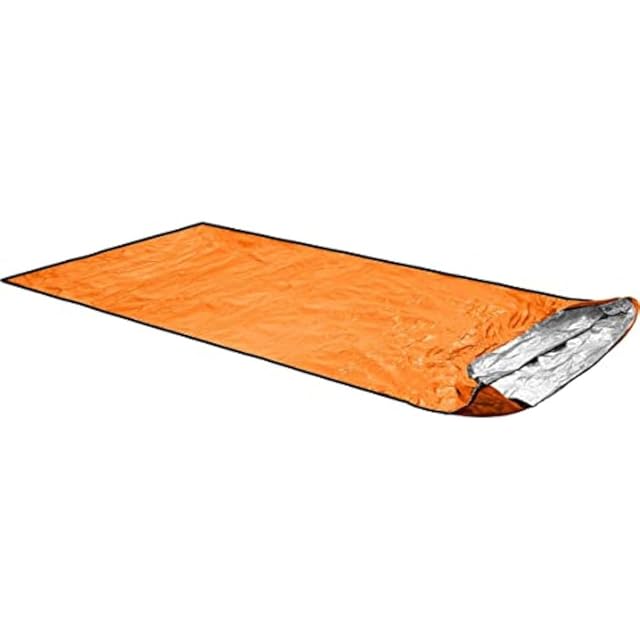 Ortovox Bivy Ultralight emergency bivy bag in shocking orange