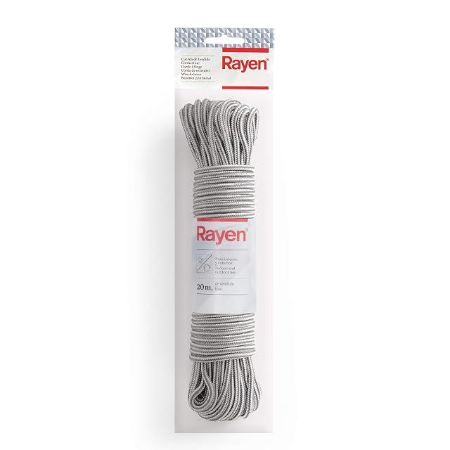 Coil of Rayen grey nylon washing line