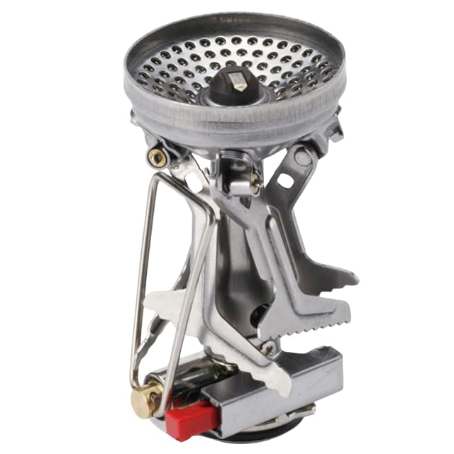 SOTO Amicus OD-1NV screw-on canister camping stove with folding pot supports