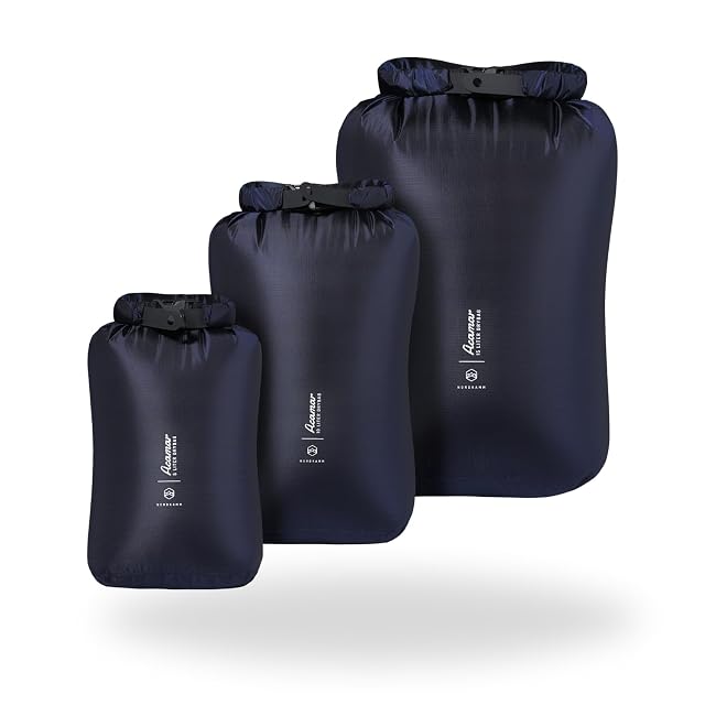 NORDKAMM ultralight ROBIC nylon dry bags in three sizes
