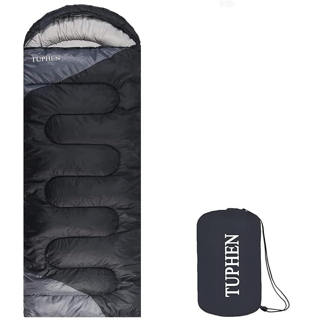 tuphen half-rectangular sleeping bag with side zips and a separate zip at the foot